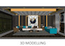 do professional 3d interior design , visualization and ai renders
